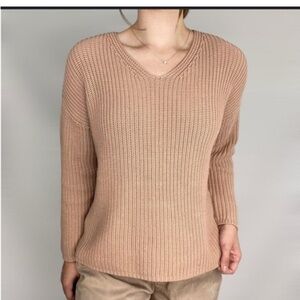 Jenni Kayne Cotton Cabin Sweater size L